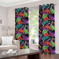 Tropical Hawaiian Jungle Print Grommet Curtains