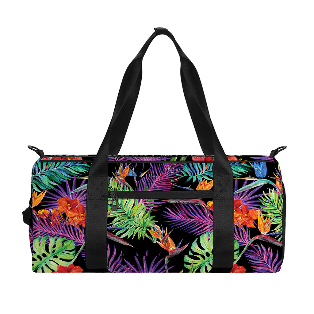 Tropical Hawaiian Jungle Print Gym Bag