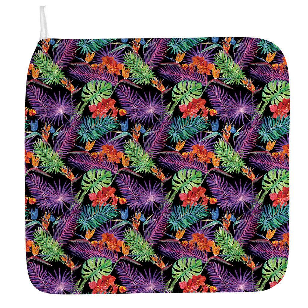 Tropical Hawaiian Jungle Print Hand Towel