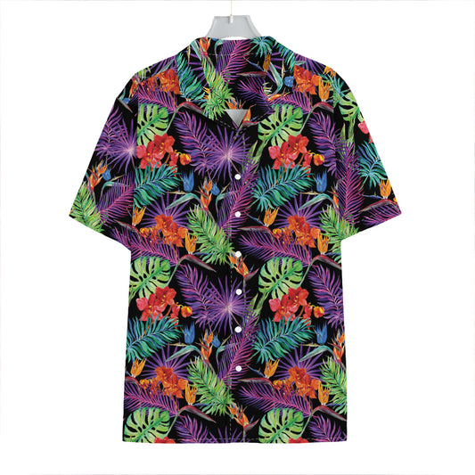Tropical Hawaiian Jungle Print Hawaiian Shirt