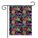 Tropical Hawaiian Jungle Print House Flag