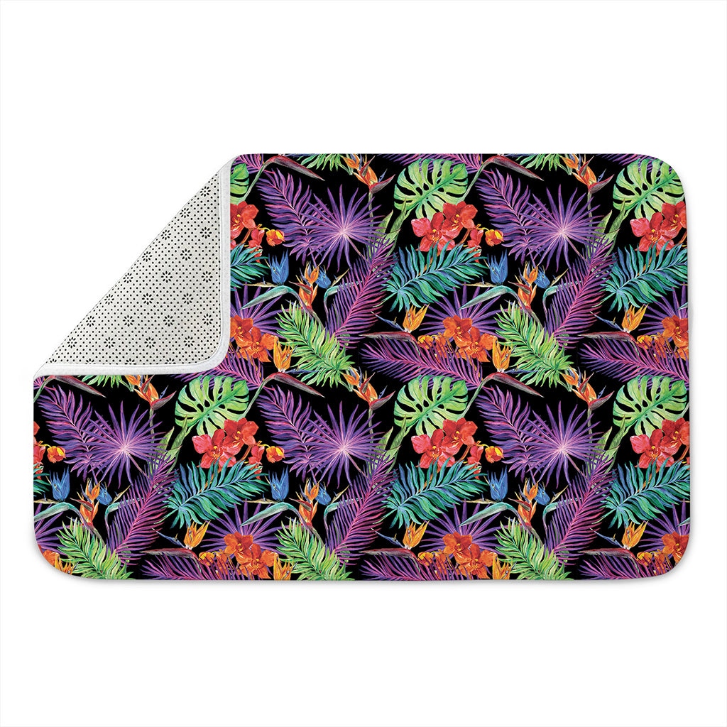 Tropical Hawaiian Jungle Print Indoor Door Mat