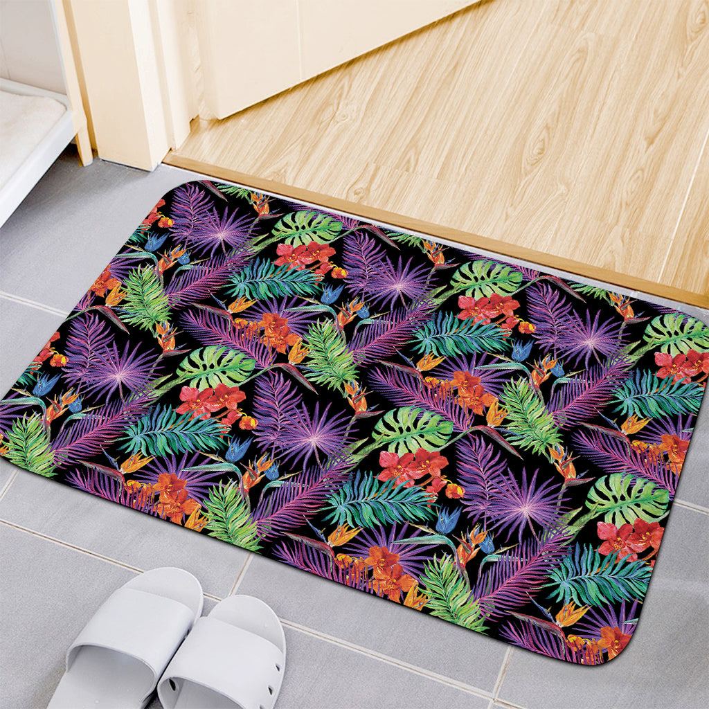 Tropical Hawaiian Jungle Print Indoor Door Mat