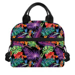 Tropical Hawaiian Jungle Print Insulated Lunch Bag