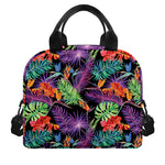 Tropical Hawaiian Jungle Print Insulated Lunch Bag