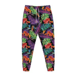 Tropical Hawaiian Jungle Print Jogger Pants