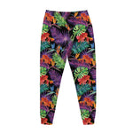 Tropical Hawaiian Jungle Print Jogger Pants