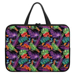 Tropical Hawaiian Jungle Print Laptop Sleeve With Handle