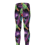 Tropical Hawaiian Jungle Print Men's leggings