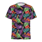 Tropical Hawaiian Jungle Print Men's Sports T-Shirt