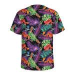 Tropical Hawaiian Jungle Print Men's Sports T-Shirt