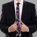Tropical Hawaiian Jungle Print Necktie