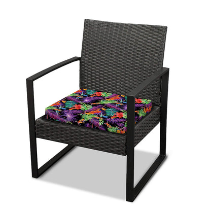 Tropical Hawaiian Jungle Print Outdoor Seat Cushion Cover