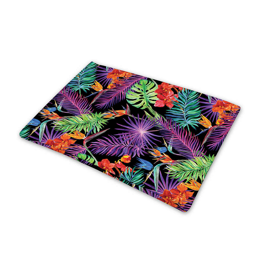 Tropical Hawaiian Jungle Print Pet Cooling Mat Cover