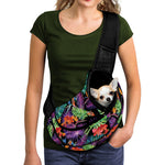 Tropical Hawaiian Jungle Print Pet Sling Carrier