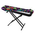 Tropical Hawaiian Jungle Print Piano Keyboard Cover