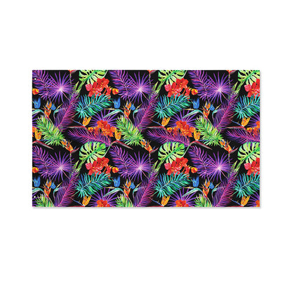 Tropical Hawaiian Jungle Print Polyester Flag