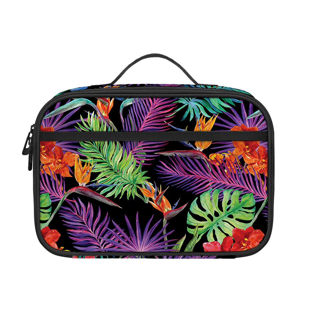Tropical Hawaiian Jungle Print Portable Lunch Bag
