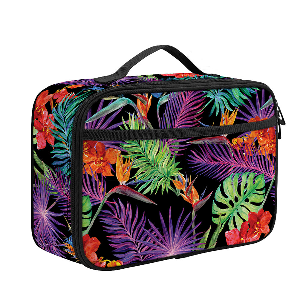 Tropical Hawaiian Jungle Print Portable Lunch Bag