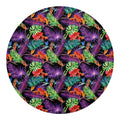 Tropical Hawaiian Jungle Print Round Blanket