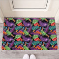 Tropical Hawaiian Jungle Print Rubber Doormat