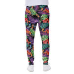 Tropical Hawaiian Jungle Print Scuba Joggers