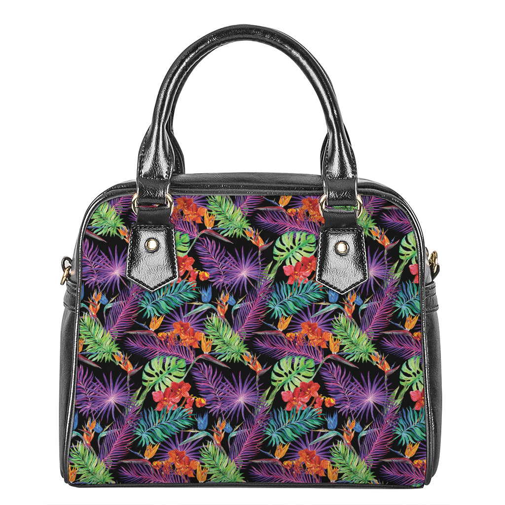 Tropical Hawaiian Jungle Print Shoulder Handbag