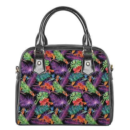 Tropical Hawaiian Jungle Print Shoulder Handbag