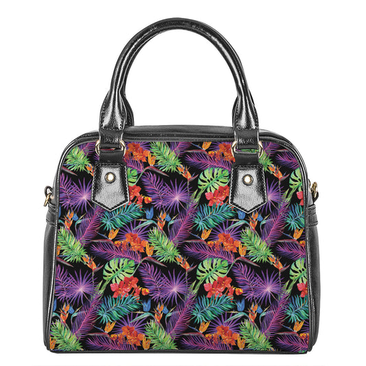 Tropical Hawaiian Jungle Print Shoulder Handbag