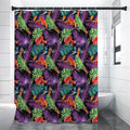 Tropical Hawaiian Jungle Print Shower Curtain