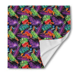 Tropical Hawaiian Jungle Print Silk Bandana