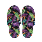 Tropical Hawaiian Jungle Print Slippers