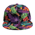 Tropical Hawaiian Jungle Print Snapback Cap