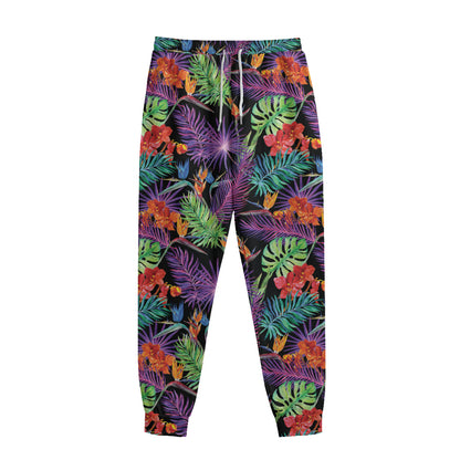Tropical Hawaiian Jungle Print Sweatpants