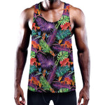 Tropical Hawaiian Jungle Print Training Tank Top