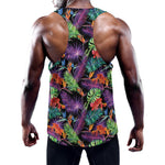 Tropical Hawaiian Jungle Print Training Tank Top