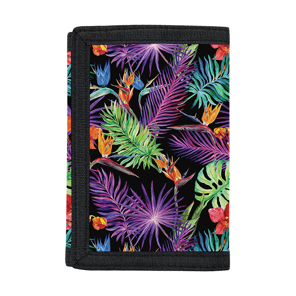 Tropical Hawaiian Jungle Print Trifold Wallet