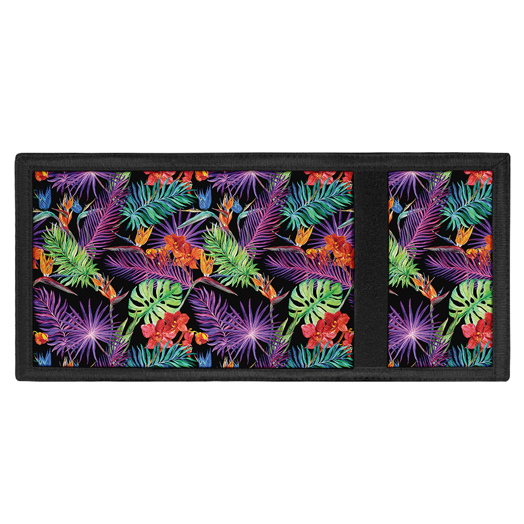 Tropical Hawaiian Jungle Print Trifold Wallet