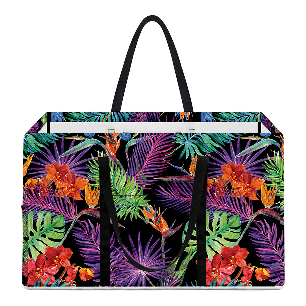 Tropical Hawaiian Jungle Print Utility Tote Bag