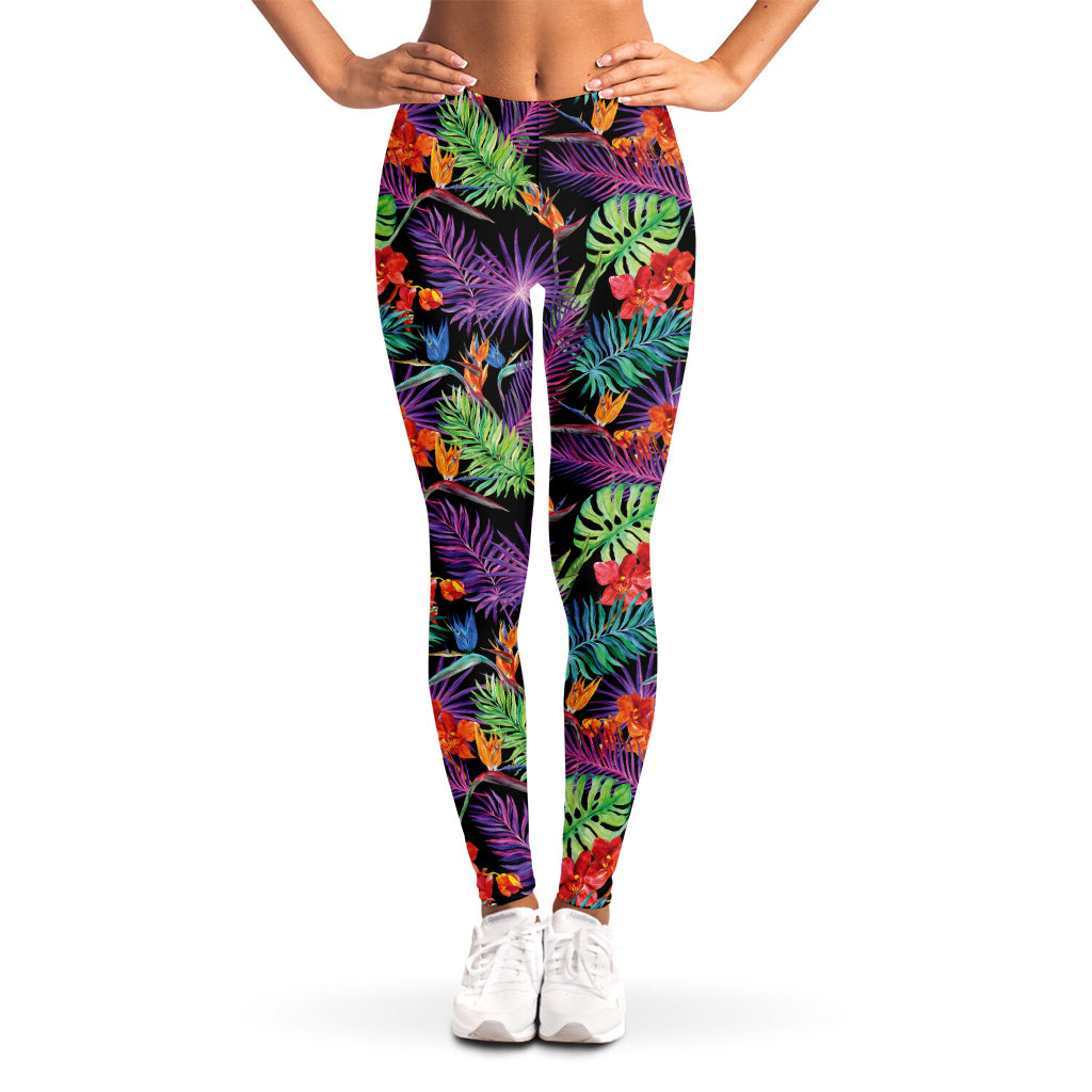 Tropical Hawaiian Jungle Print Women's Leggings