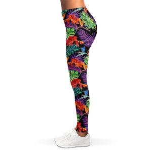 Tropical Hawaiian Jungle Print Women's Leggings