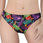 Tropical Hawaiian Jungle Print Women's Thong