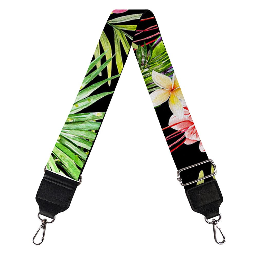 Tropical Hawaiian Parrot Pattern Print Bag Strap