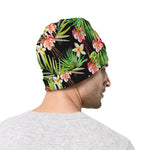 Tropical Hawaiian Parrot Pattern Print Beanie