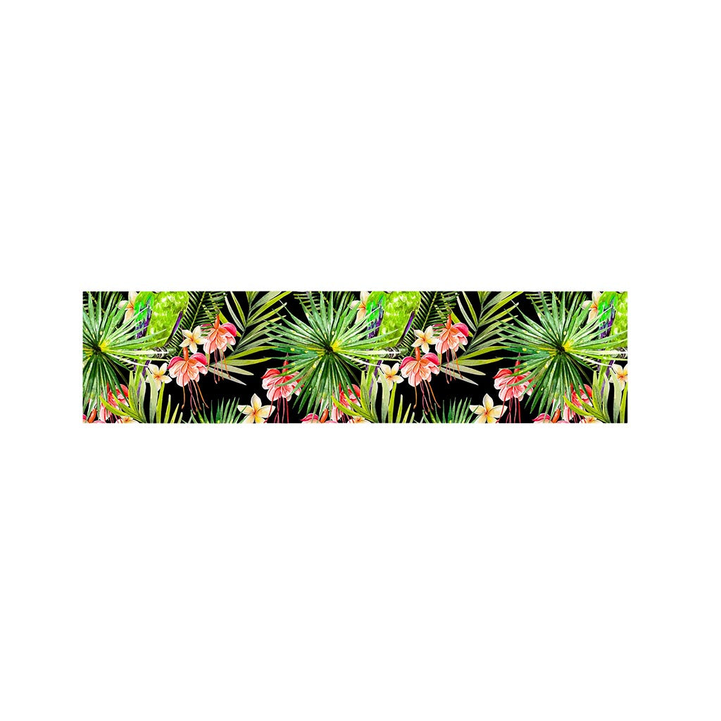 Tropical Hawaiian Parrot Pattern Print Bed Runner