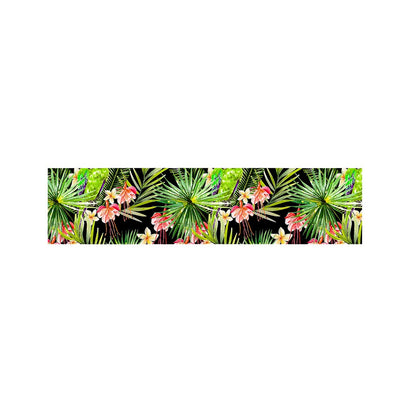 Tropical Hawaiian Parrot Pattern Print Bed Runner