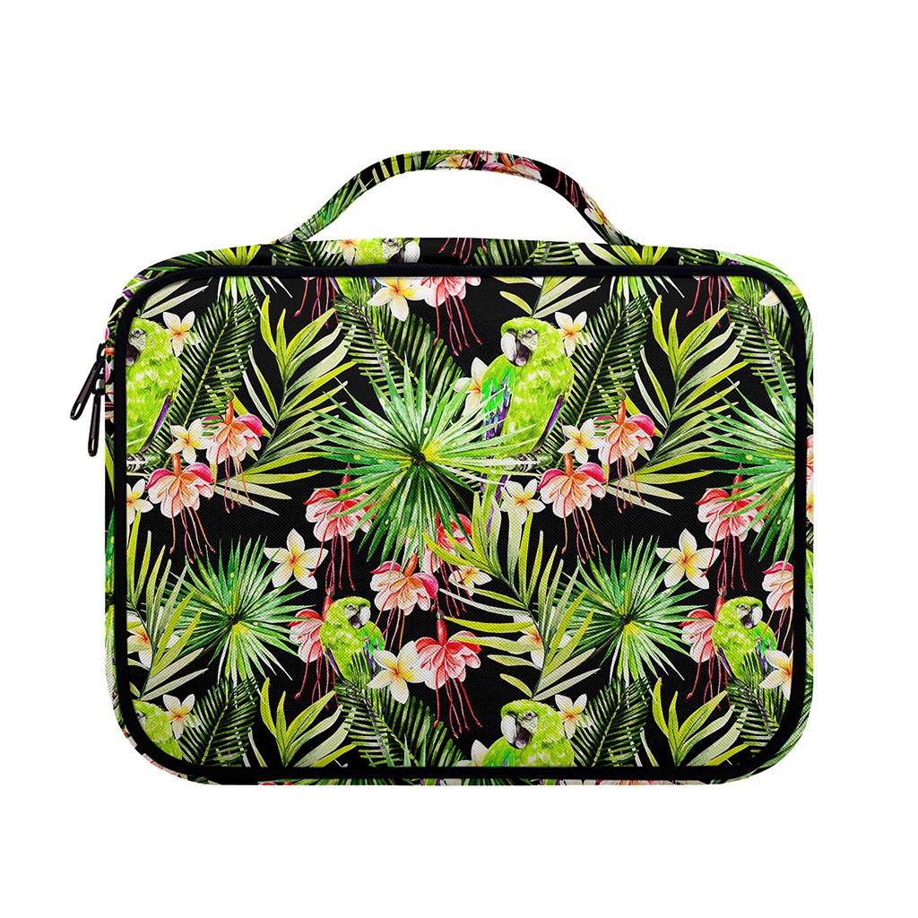 Tropical Hawaiian Parrot Pattern Print Briefcase Bible Bag