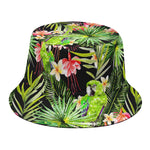 Tropical Hawaiian Parrot Pattern Print Bucket Hat