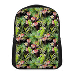 Tropical Hawaiian Parrot Pattern Print Casual Backpack