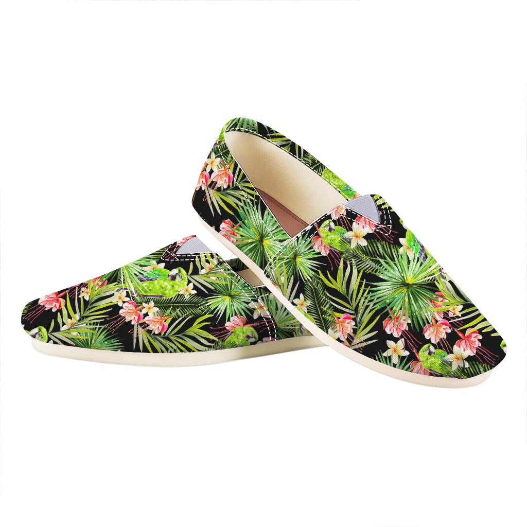 Tropical Hawaiian Parrot Pattern Print Casual Shoes